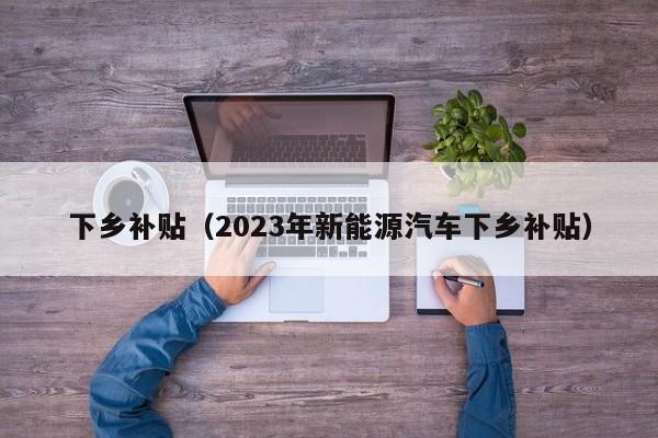 下乡补贴（2023年新能源汽车下乡补贴）